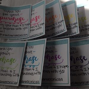 Store Update: Official Handwritten Business Cards
